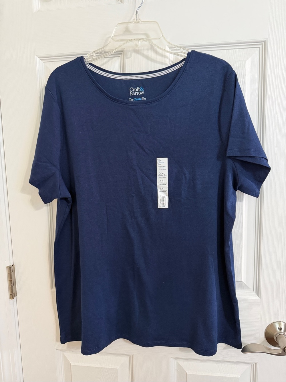 Croft & Barrow Women’s The Classic Tee Navy size XXL